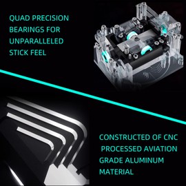 Helloradio CNC Hall Gimbals for Radiomaster TX16S Boxer Helloradio V14/V16 AG01– High-Precision Adjustable Hall Sensor Gimbal with Anti-Slip Stick Ends, Full CNC Aerospace Aluminum for FPV RC Radio Transmitters