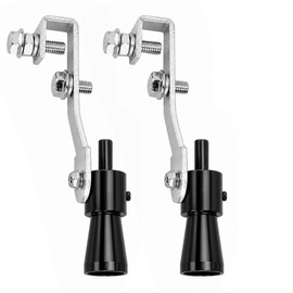Exhaust Sound Booster, 2 Pieces Exhaust Tailpipe, Turbo Sound Whistles, Aluminium Alloy Car Turbo Sound, Turbo Sound Simulator Whistle, Cars Tailpipe Silencer for All Vehicles Models