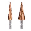 HSS Co Cobalt Step Bit Step Drill Hex Shaft Bamboo