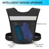Running Vest for Men Women, Adjustable Hydration Vest with 500ml
