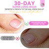 SAVILAND 216-Piece French Set with Tips for Artificial Toenails (Pink,