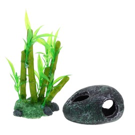 Sosoport 1 Set Fish Tank Hide House Aquarium Decorations Simulation Stone Cave for Fish Decor