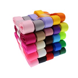 Cinta de grogrén de Jesep de 100 yardas de 5/8 pulgadas, cinta de regalo para manualidades, cinta de pelo surtidos (5/8" 1,5 cm)