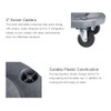 Trash Can Dolly Heavy-Duty | 5 Casters | 460 Lb