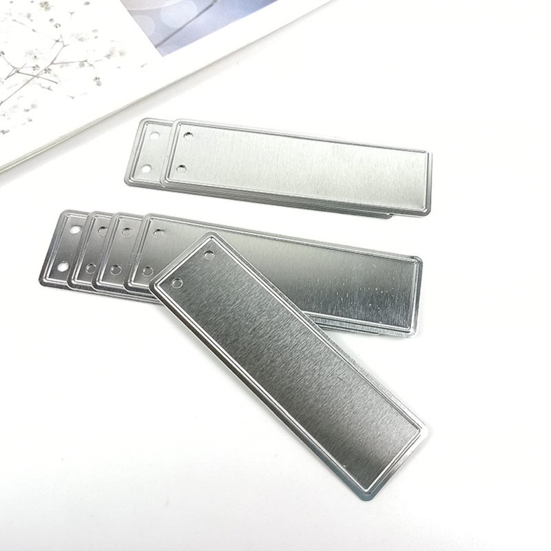 Aluminum Labels, 100 Pieces, Metal Plant Signs, Double Sided for
