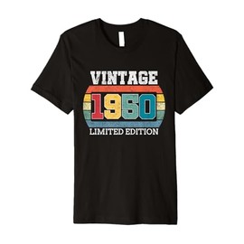 Vintage 1950 Limited Edition 75 Year Old Gifts 75th Birthday Premium T-Shirt