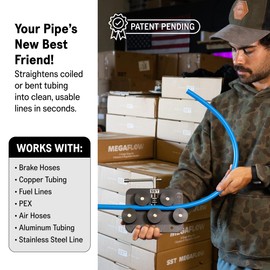 SST - Tubing Straightener - Compatible With Aluminum, Copper, Stainless Steel, & Plastic Tubing/Pipes - Durable Materials & Construction - Tubing Diameters 3/16”-1.0”