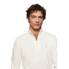 Polo Club Men's Basic Pullover Beige with Zip - 100%
