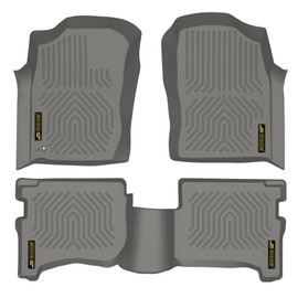 Floor Mats TPE Compatible with Toyota 4Runner 1996-2002 3PCS Cargo Liners All Weather Protection Accessories Gray