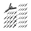 AIMALL 41 Piece Plastic Rivet Gun Set, Quick Release Riveting