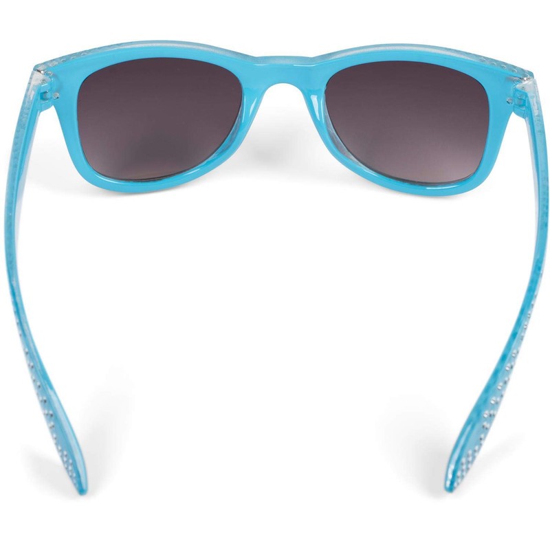 styleBREAKER 09020087 Girls' Nerd Sunglasses with Rhinestones, Plastic Frame and