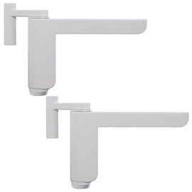 Door Closer, No Drilling, Automatic Mini Door Closer, Room Door, Left or Right Interior Door (White, Pack of 2)