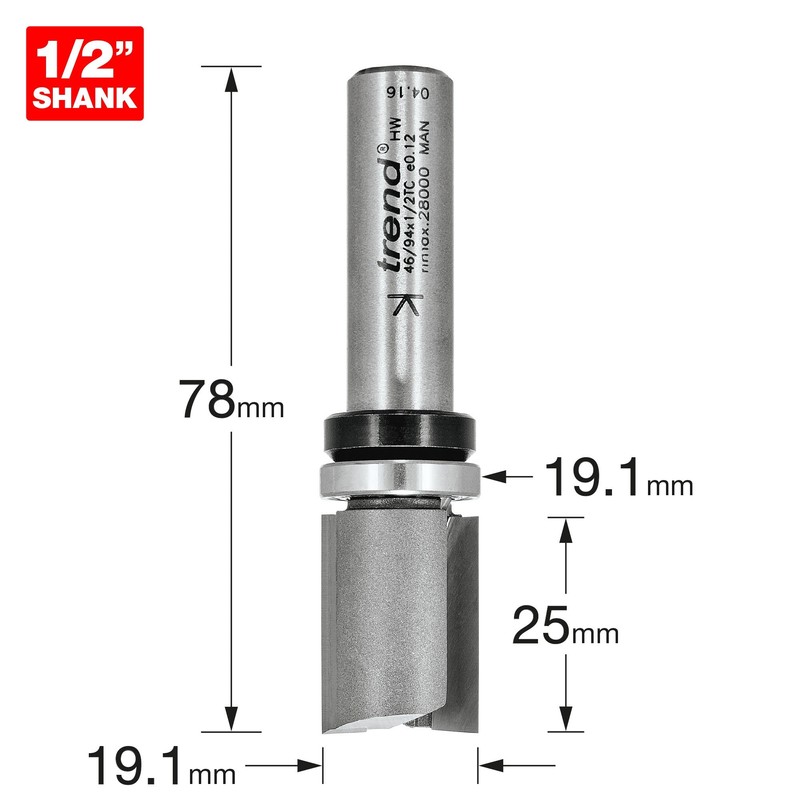 Bryson 06918 Template Profiler, Top Wheel, 25.4 mm x 19.1