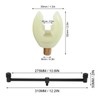 Carp Fishing Rod Support Buzz Bar with Luminous Head Aluminum