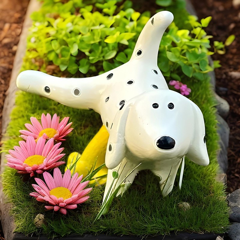 Dog Peeing Statue | Resin Statue Home Decor,Resin Figurine Ornaments,