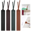 kdafio 4 Pcs Leather Bookmark, Classic Stitched Bookmark with Leather