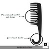 AKH® Shower Comb | 23 cm Length | Large Wide