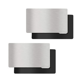 KOYOFEI - 2 plataformas de resina 3D, placa de construcción y hoja magnética, placa de acero flexible para impresora ELEGOO Saturn 3D de 196 x 126 mm