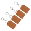 [PATIKIL] Leather Key Chain PU Leather Keychain with Key Ring