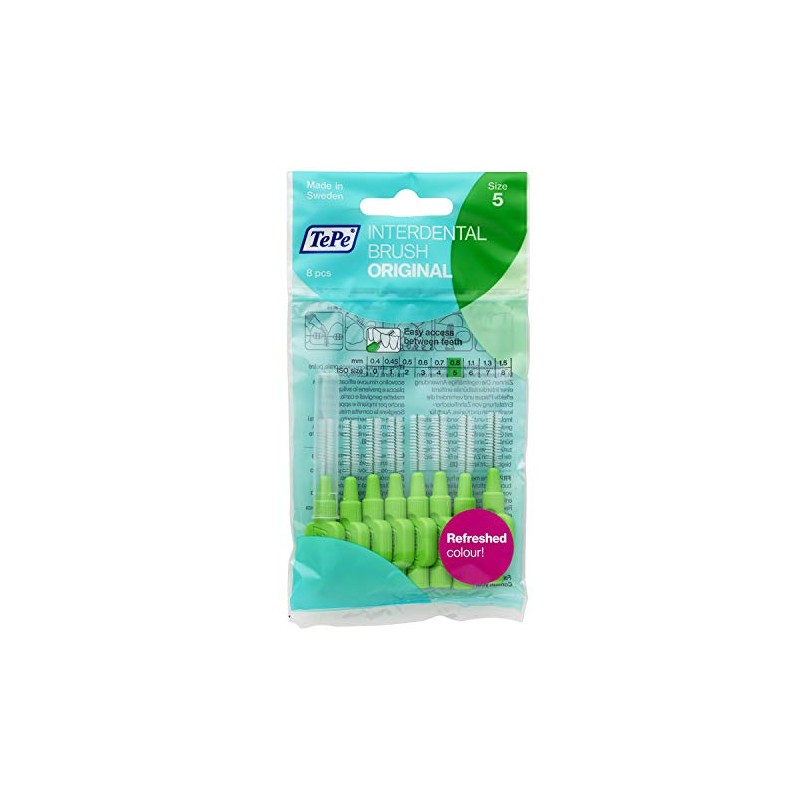 TePe interdental brush for easy and thorough cleaning between the