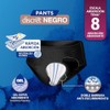TENA Pants Discret Negro Talla M, Ropa interior desechable, 13