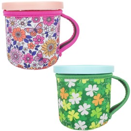 Perfect Gifts for Ice Cream Lovers: Stylish Ice Cream Pint Coozie Sleeve and Accessories Set with Cozy Sleeves, Holders, and Coozies for Creami Pints, St. Patrick’s Day