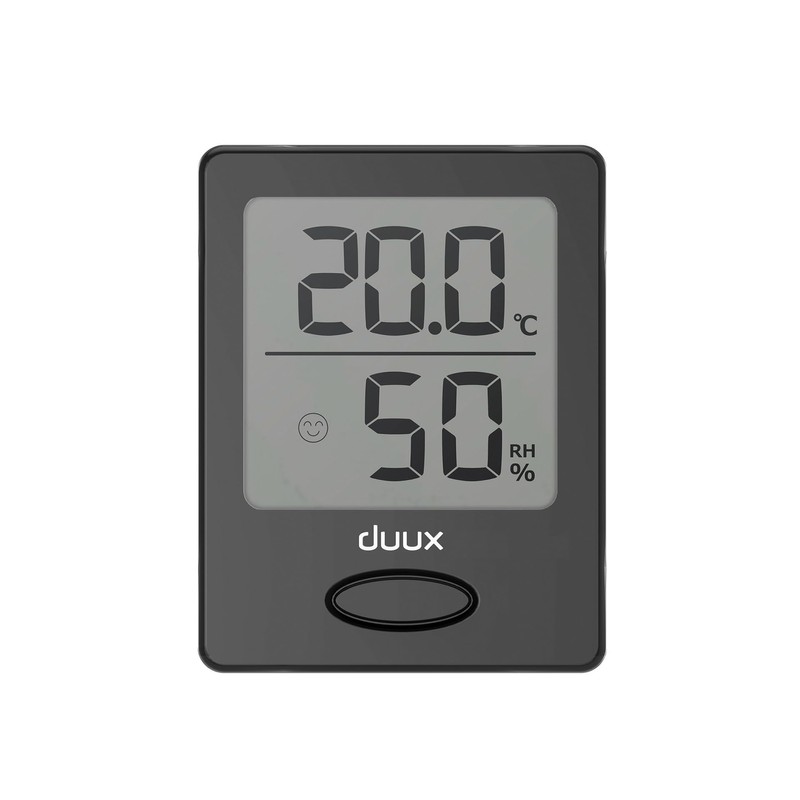 Duux Sense Thermometer and Hygrometer 2-in-1, Indoor Humidity Meter with