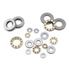 HiPicco Thrust Ball Bearings, 10pcs F6-12M Miniature Plane Axial Ball