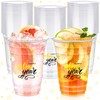 Jacyan 50Pcs Happy New Year Plastic Cups 2024 New Year