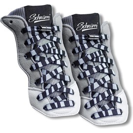 McFly Lace-Up Shoelaces Without Tying in Various Colours (Black, White, Red) and Patterns (Leopard, Snow Leopard, Zebra, Rainbow and Glitter Rainbow) - Elastic Shoelaces, zebra