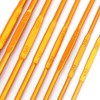 8PCS Golden Alumina Double Ended Crochet Hooks Knitting Needle Set