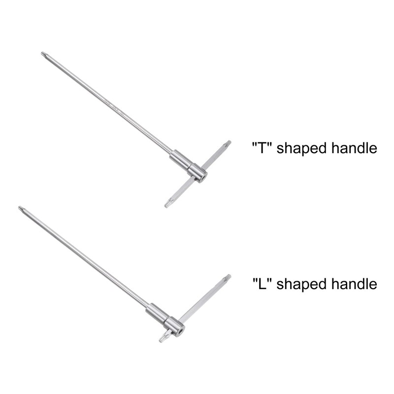 sourcing map T20 Sliding T-Handle Torx Star Wrench for T