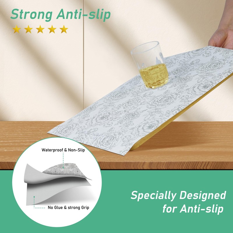 FJNATINH Drawer Mat 30 cm x 300 cm Non-Slip Mat