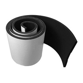 NR Sponge 0.2 inch (5 mm) Thick, 3.9 x 39.4 inches (100 x 1000 mm), Tape Included