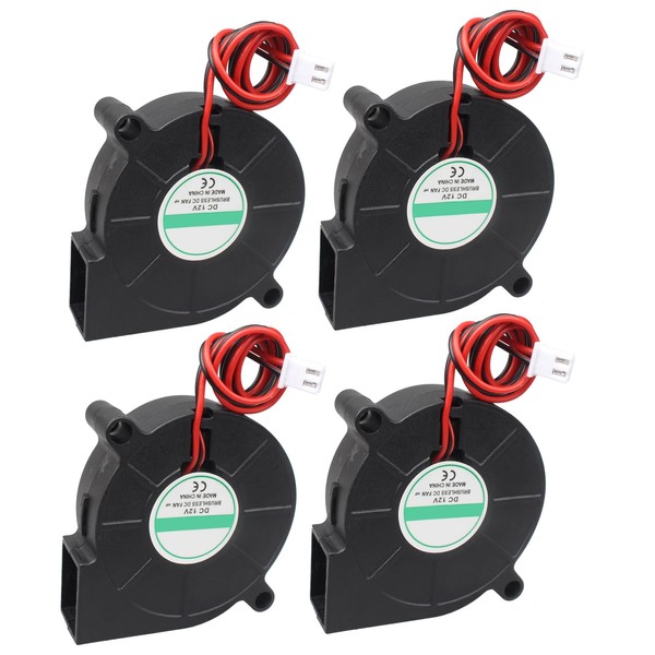 Jopto 3D Printer Fan DC 12 V 5015 Brushless Cooling