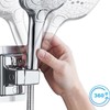 Shower Head Holder, Adjustable Angle Shower Holder, Strong Paste Hand