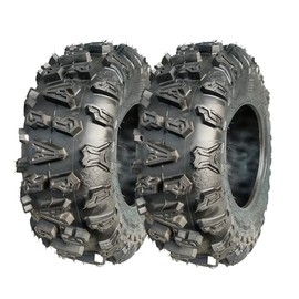 GarveeTech DAV111 25x8-12 & 25x10-12 ATV/UTV Tires 6PR All-Terrain Tires (2, 25x8-12)