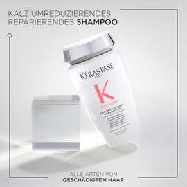 Kérastase Première, Repairing and Calcium Reducing Shampoo for Damaged Hair, with Citric Acid and Glycine, Bain Décalcifiant Réparateur Shampoo, 250 ml