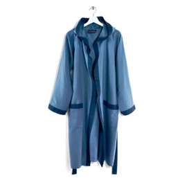 Caleffi Bathrobe for Men and Women, Soft Terry Towelling with Hood, 100% Cotton, Bathrobe with 2 Pockets, Hangers for Robe, Belt and Loops, Absorbent, Valid as Winter Dressing Gown