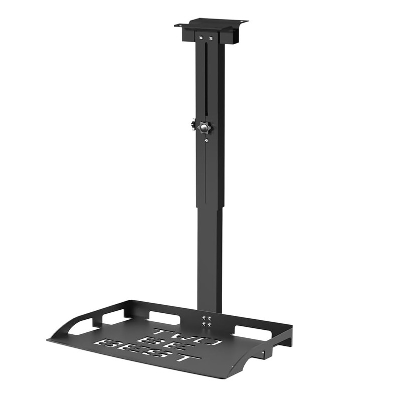 2-Be-Best Universal Projector Ceiling Mount with Tray, 14.8-24.8IN / 37.5-63CM