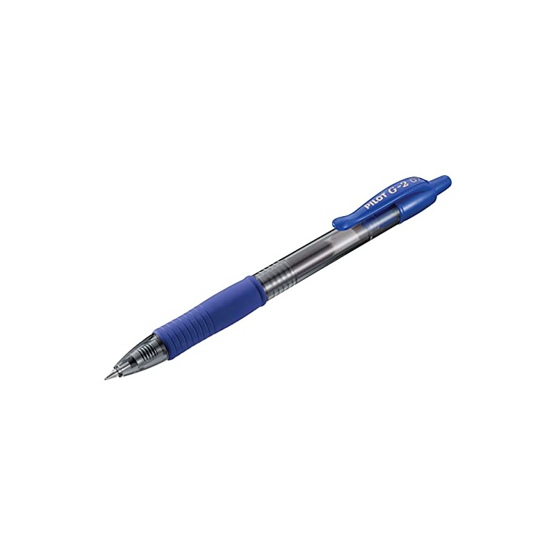 Pilot G2 Gel Roller Ball Pen, Blue, 0.7mm, 2 Pack