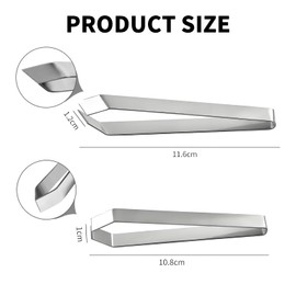 4Pcs Fish Bone Tweezers Set, Professional Stainless Steel Kitchen, Fish Bone Remover, Cookingfor Salmon and Trout, Flat and Slant Styles, Durable and Anti-Slip.