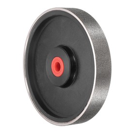 HARFINGTON Diamond Lapidary Wheel 6 Inch x 1 Inch with 1" Arbor Hole 100 Grit Jewelry Grinding Wheels with Reducers, for Stone, Marble, Gem, Glass, Ceramics, Crystal, Cemented Carbide, Steel