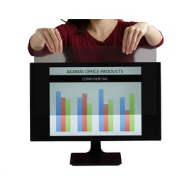 Akamai Office Products 24 inch Monitor Anti Glare Screen – Anti-Glare, Anti-Scratch, Blocks 96% UV – Matte Gloss Finish Filter Protector (24.0" Widescreen (16:10), Anti-Glare)