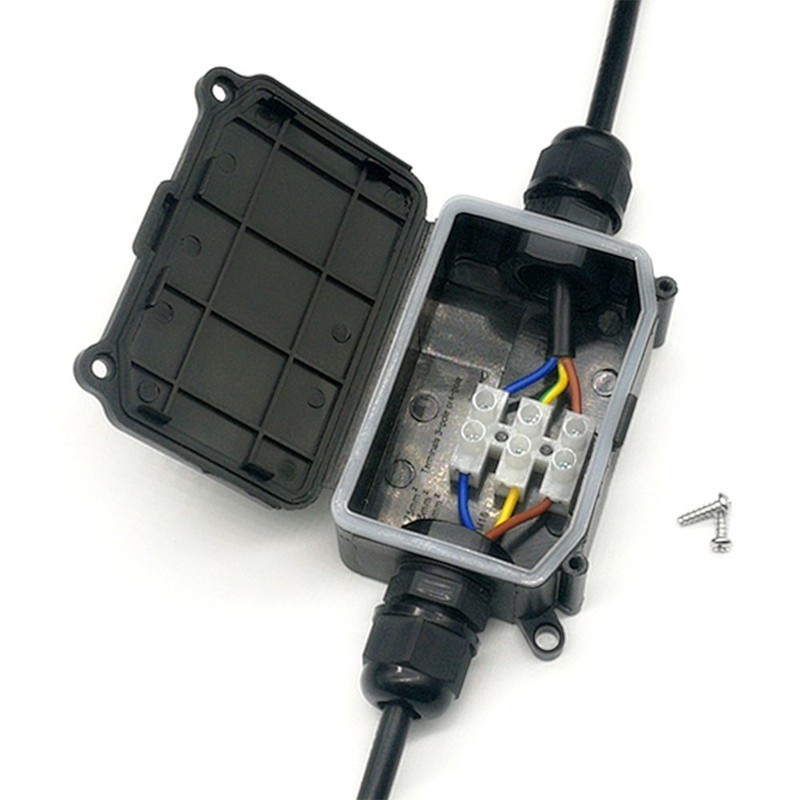 2Pack Waterproof Junction Box,2 Way PG9 Underground IP66 Electrical Wire