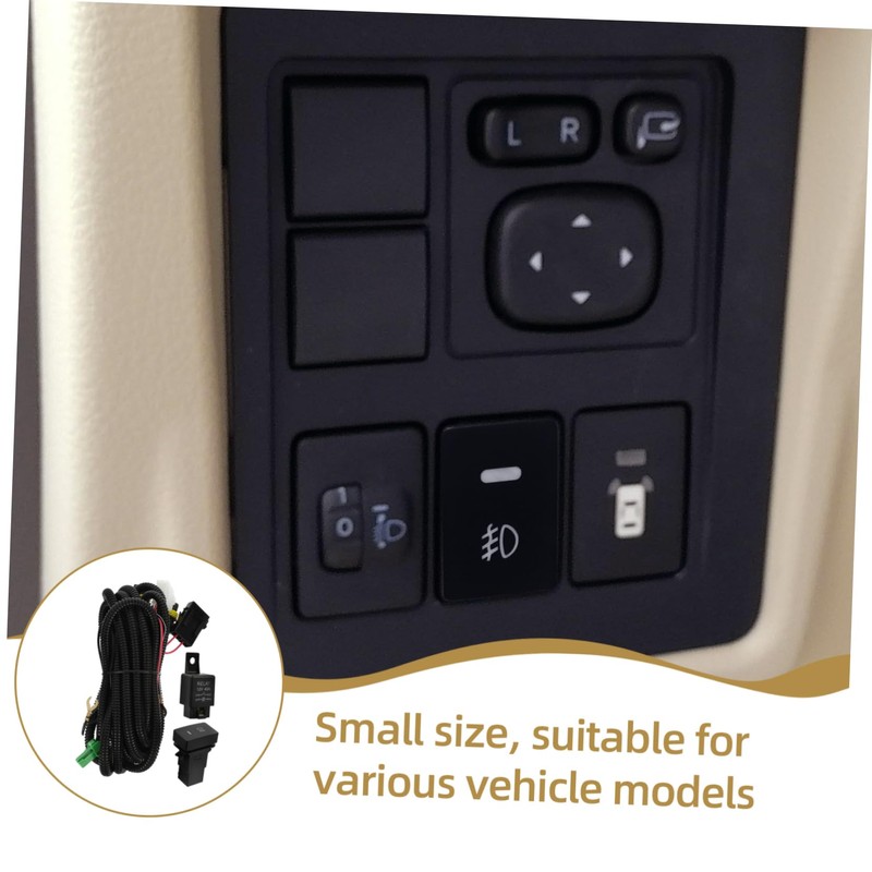 Zerodeko 1 Set Automotive Fog Light Switch Wiring Harness Socket