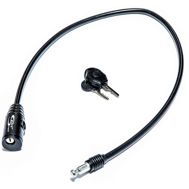 Sport DirectTM Bicycle LED Cable Lock 6mm x 76cm