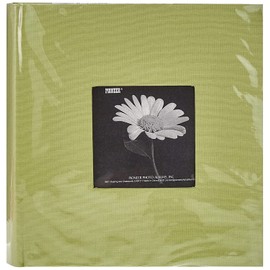 Pioneer 9 x 9-inch Cloth Photo Album with Frame, Sage Green