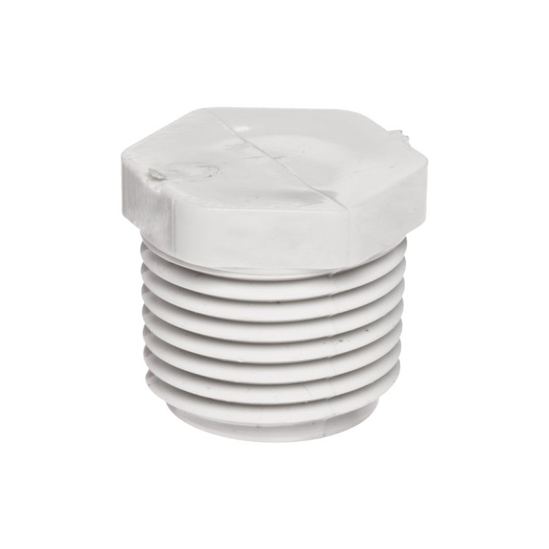 Spears 450 Series PVC Pipe Fitting, Plug, Schedule 40, 3/8"