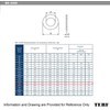 TERF® M24 X 44mm X 2.5mm Form B Flat Washer